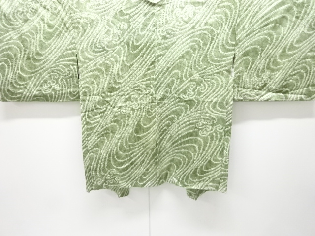 本総絞り　波模様羽織